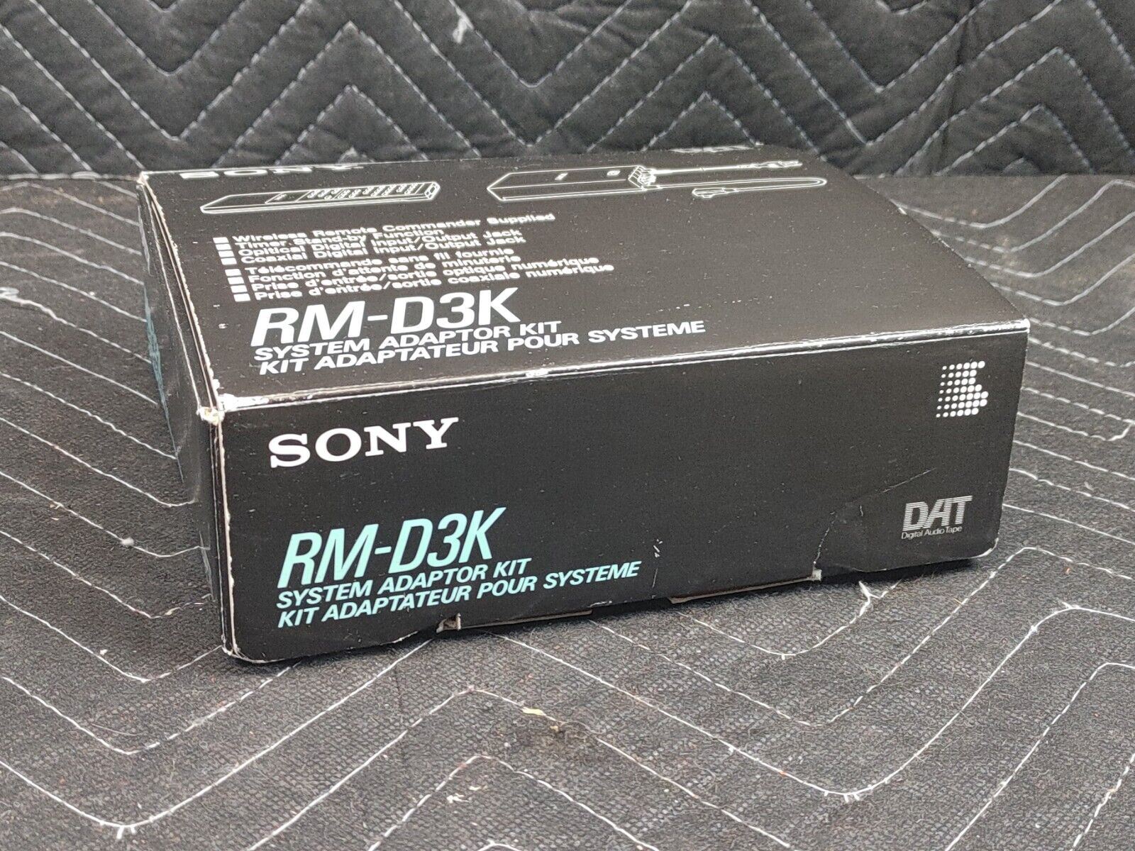 SONY RM-D3K Remote Control Timer Digital I/O Adaptor for DAT 