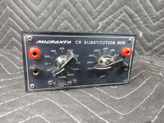 MICRONTA CAPACITOR RESISTOR SUBSTITUTION BOX