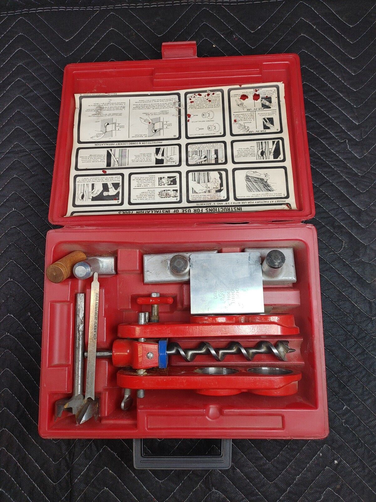 OMABETA Serrure de boîte à outils en acier inoxydable avec 2 clés OMABETA Serrure de boîte à outils en acier inoxydable avec 2 clés
