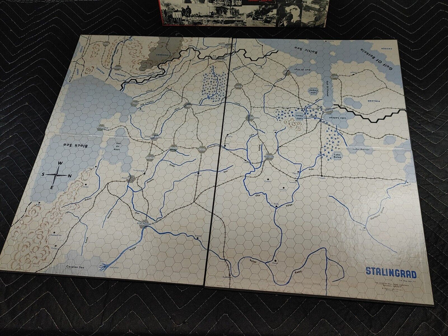 STALINGRAD Campaign in Russia 1941-1945 Board Game 1974 Avalon Hill