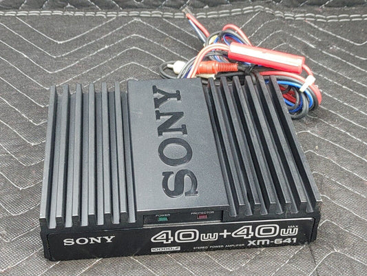 SONY XM-641 Vintage Car Amplifier Made in Japan