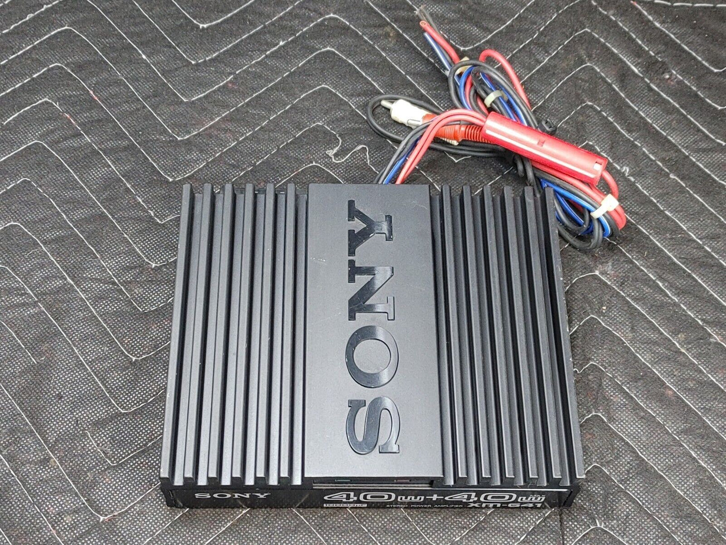 SONY XM-641 Vintage Car Amplifier Made in Japan