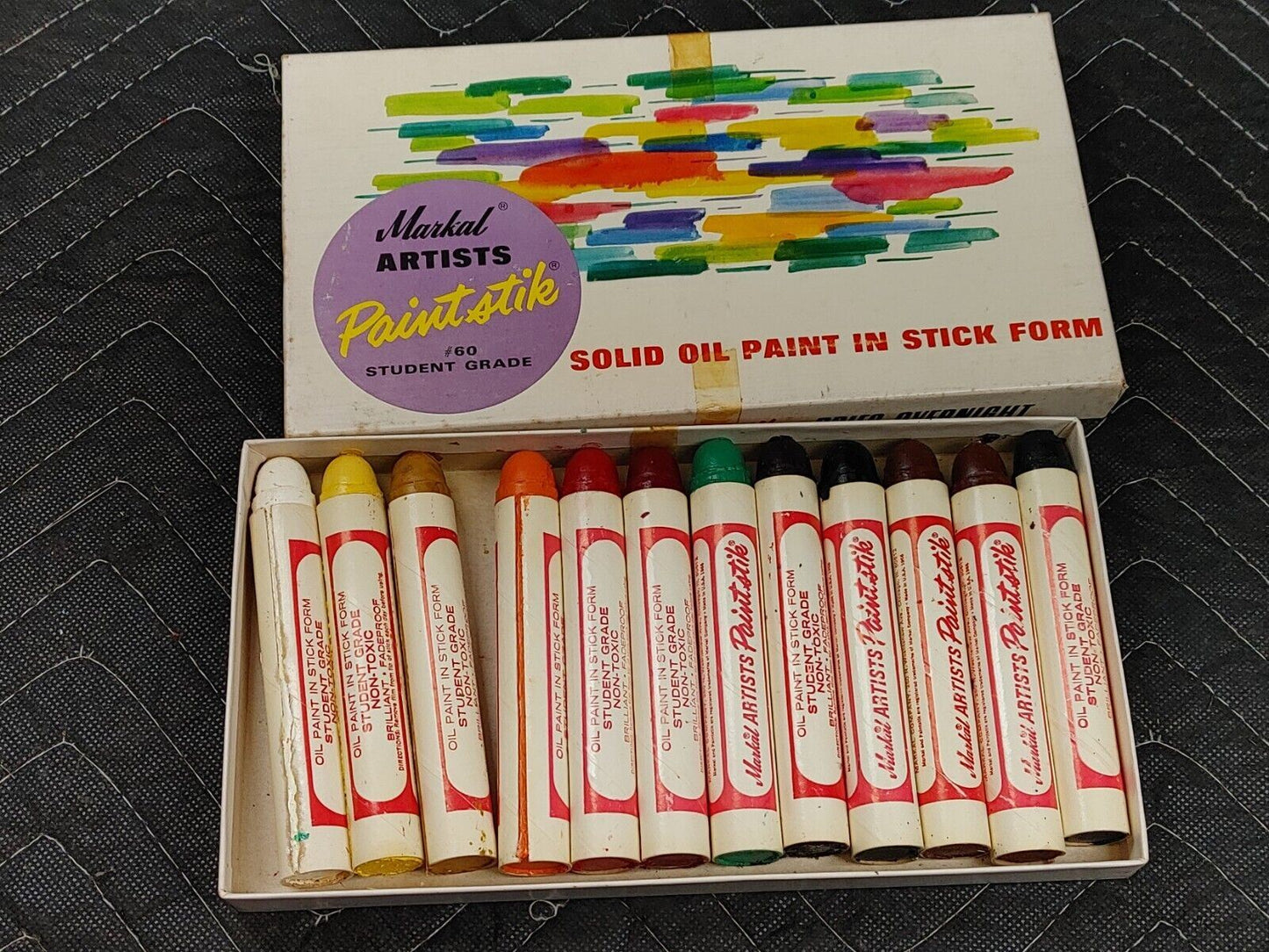 Vintage MARKAL Paint Stik Oil Paint in Stick Form Non-Toxic Student Grade #60
