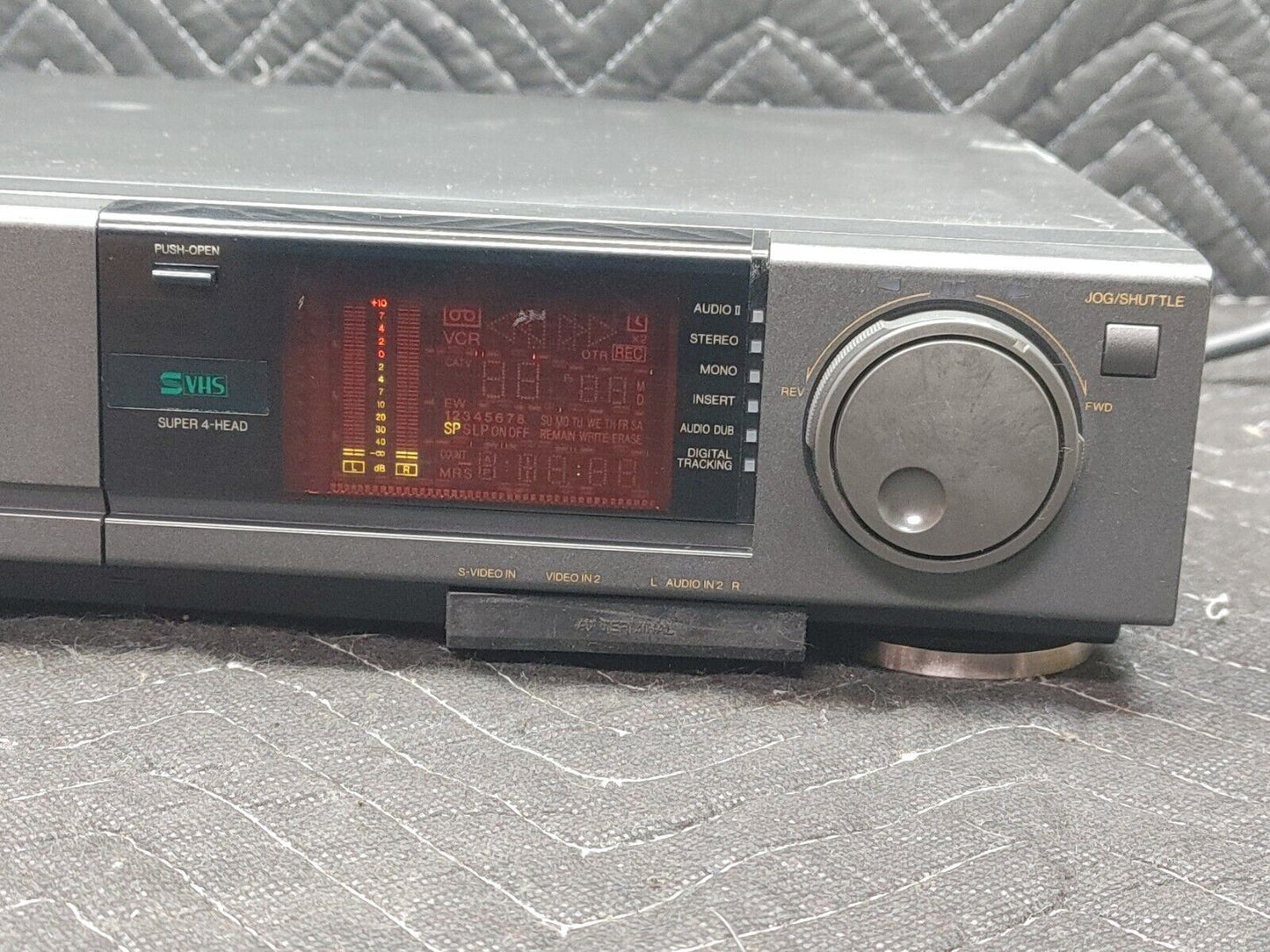 Panasonic AG-1960 Stereo Hi-Fi Super Multiplex SVHS VHS VCR Tape Player Recorder