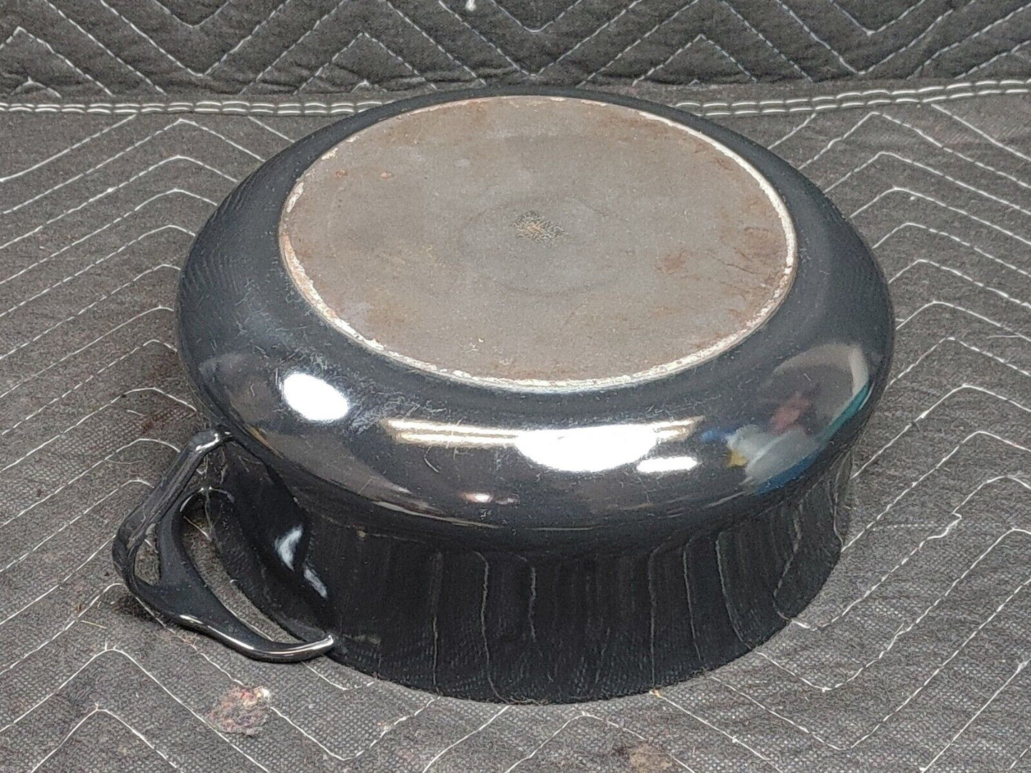 Vtg Dansk Kobenstyle Dutch Oven Lidded Pot France Black 8.5”D