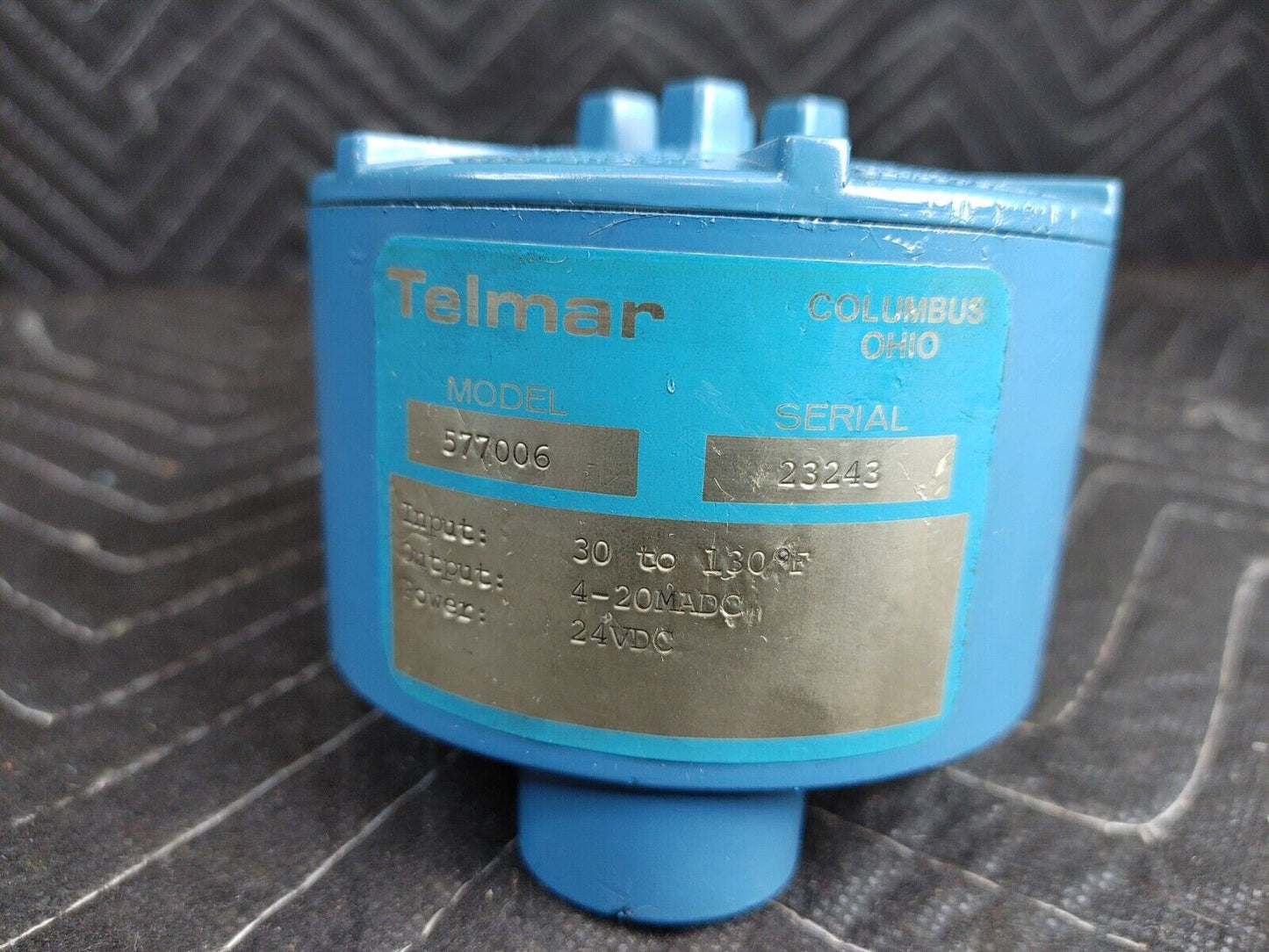 Telmar 1/2" NPT 3.5" stem 577006 Type J Explosion Proof RTD Temp. Transmitter