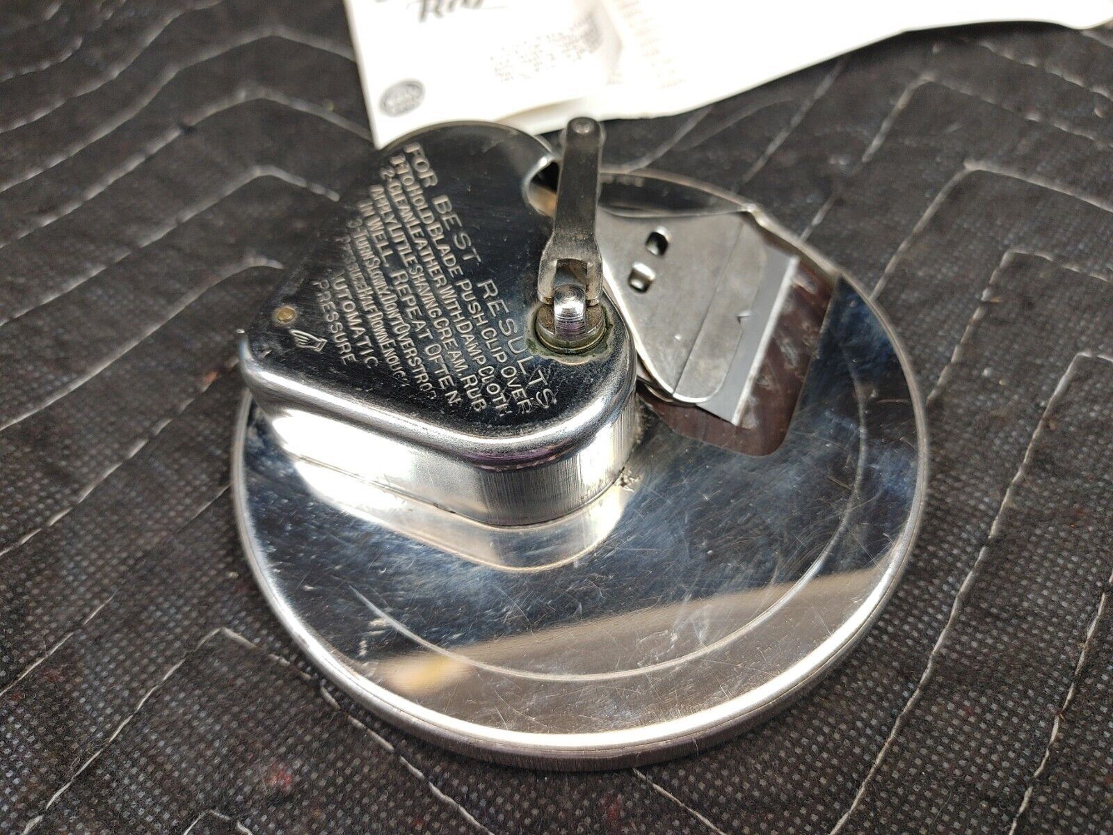 Vintage Kriss Kross safety razor blade sharpener