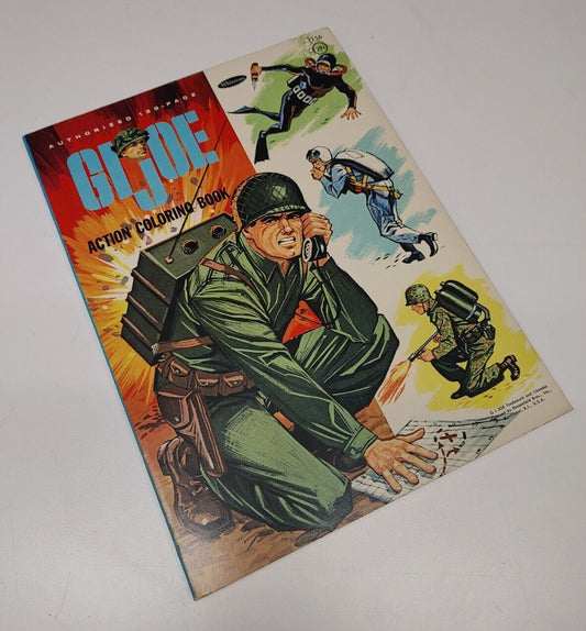 Vintage 1965 G.I. Joe Action Whitman Coloring Book - NOS w/ with tight binding