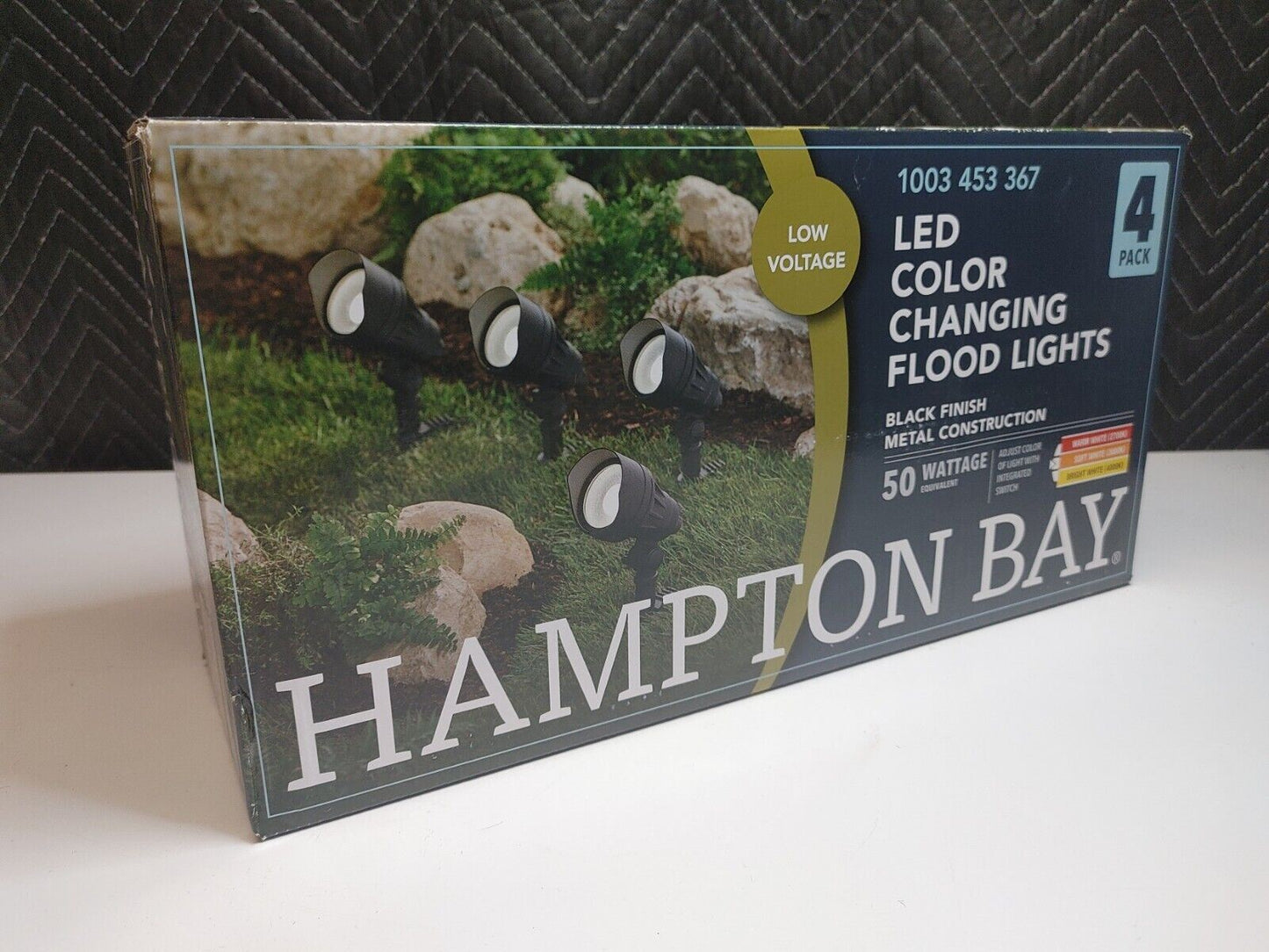 Hampton Bay Millennium Adjustable Color LED Landscape Light - Black
