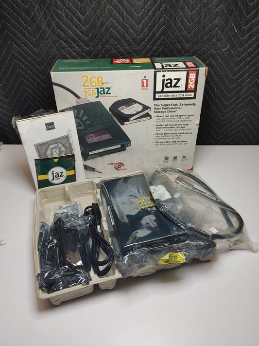 2GB SCSI IOMEGA JAZ for Windows & MAC - New Open Box