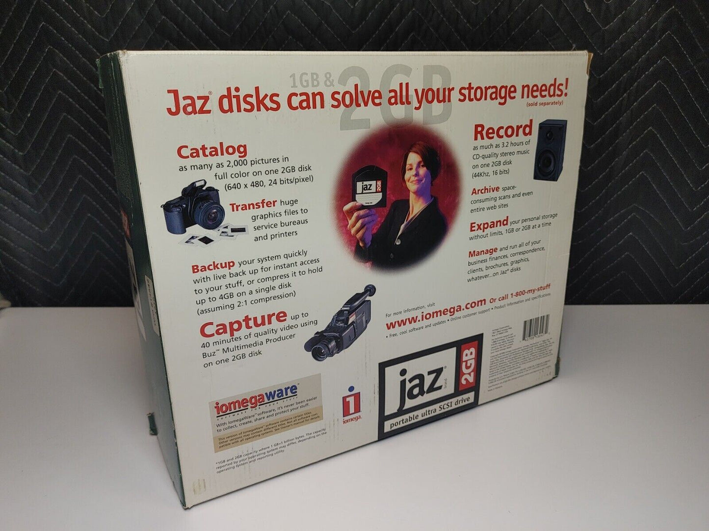 2GB SCSI IOMEGA JAZ for Windows & MAC - New Open Box