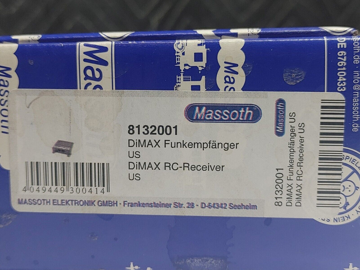 Massoth 8132001 DiMAX RC Receiver - New in Box NIB