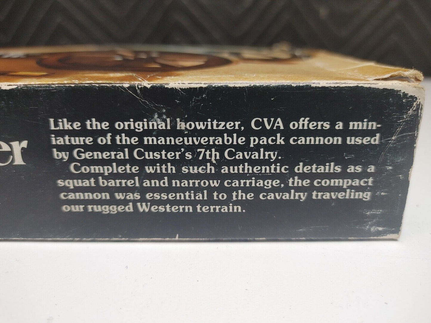 NOS GENERAL CUSTER - CANNON KIT CONNECTICUT VALLEY ARMS CVA 1980 (Rare Model)