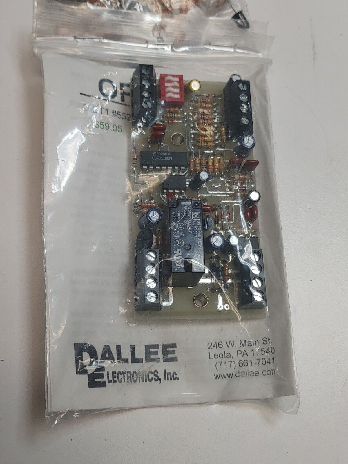 Dallee Electronics OPTO-DT #553 Infra-Red Optical Detection