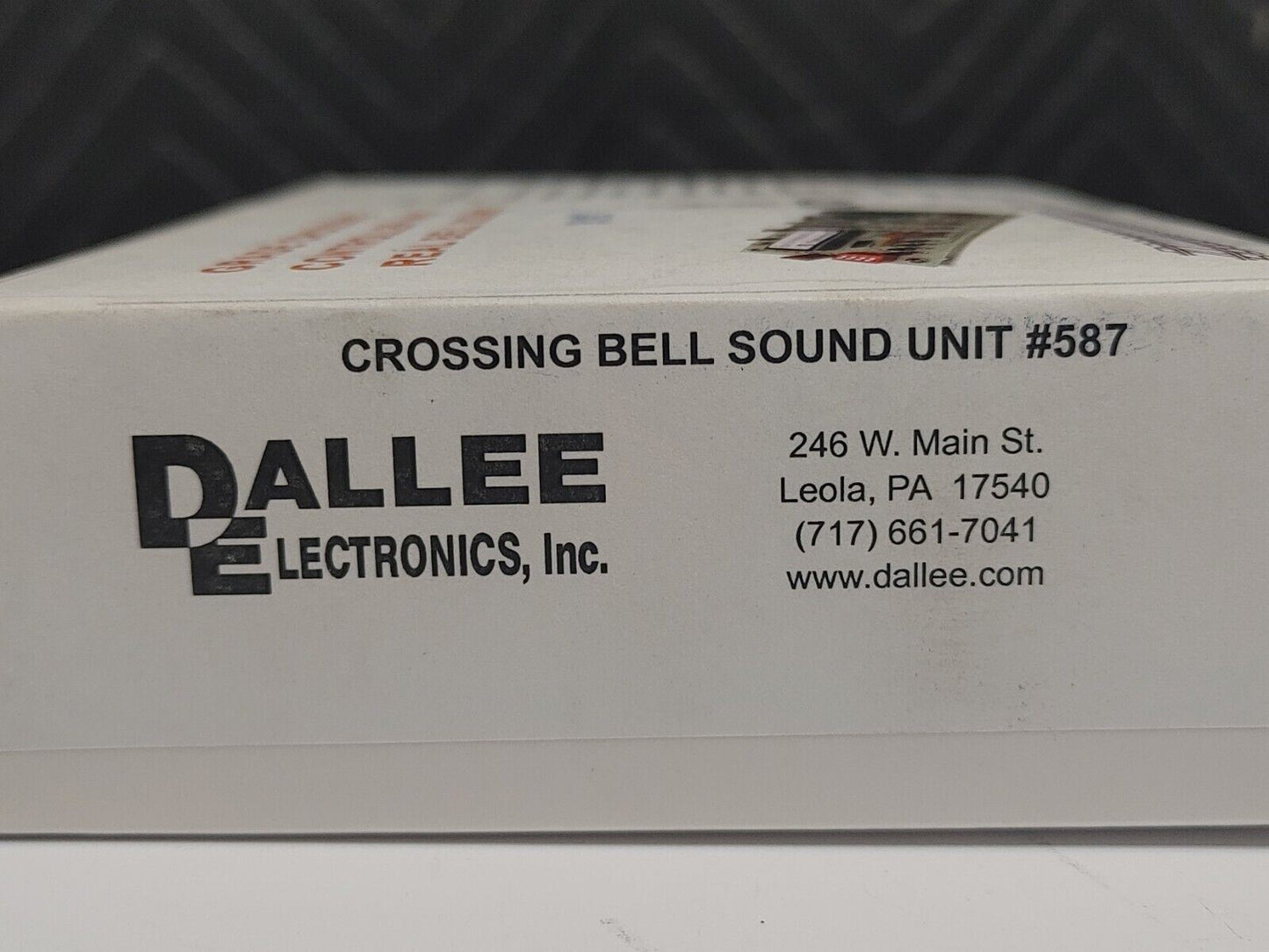 NOS DALLEE ELECTRONICS GRADE CROSSING CONTROLLER WITH REAL BELL SOUND ITEM #587