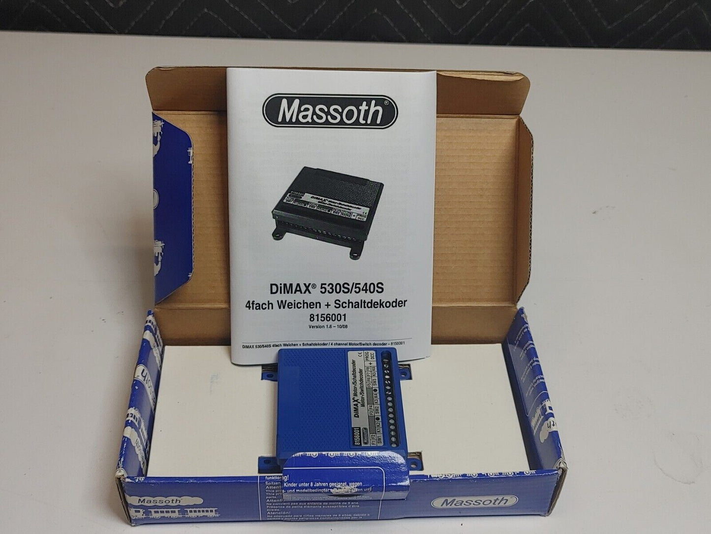 Massoth 8156001 DiMax Motor Switch Decoder Collection Item (Replaces LGB 55025)