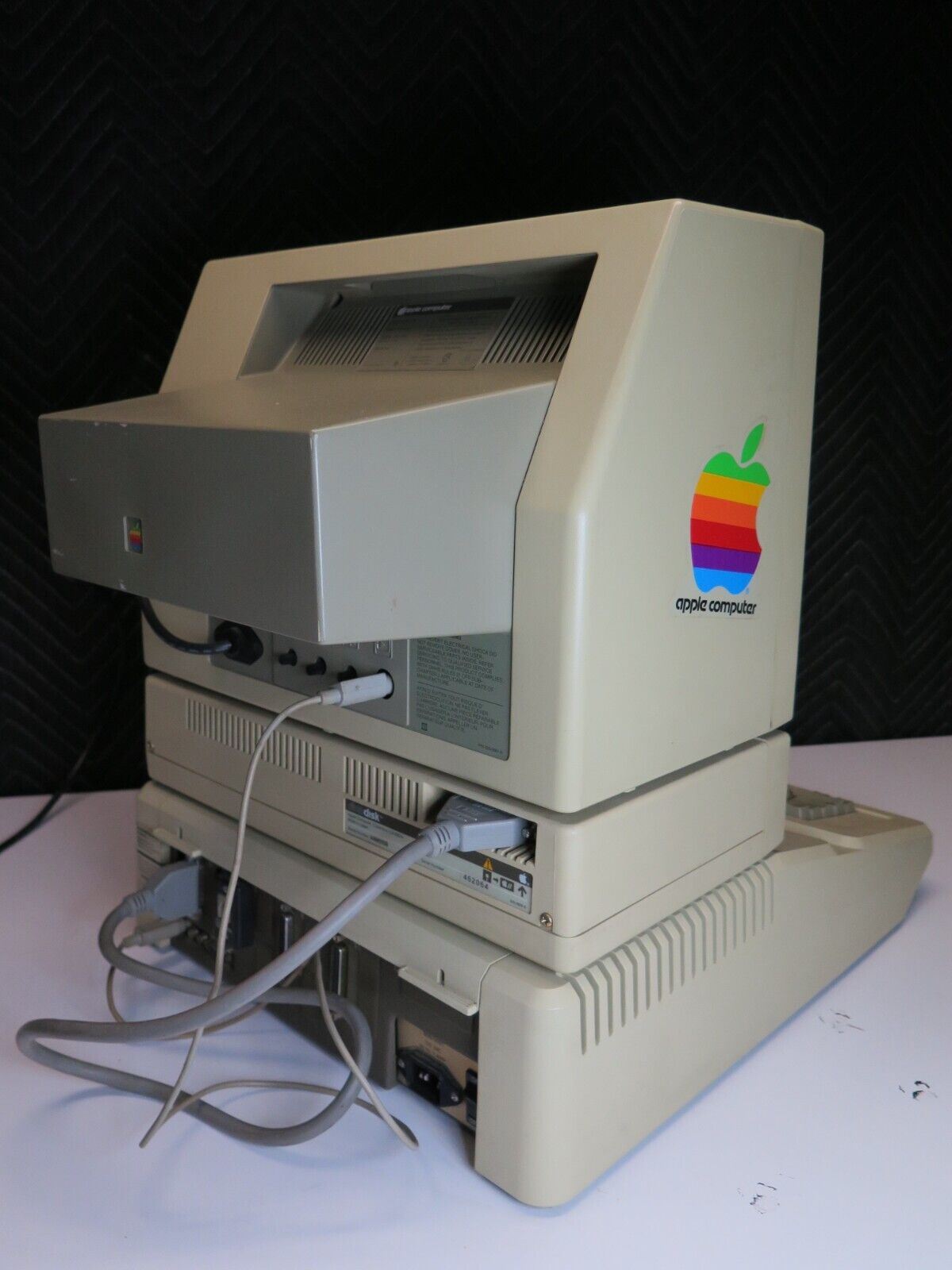 Apple IIe (2e) Computer with Monitor, Duo Disk Drive, Hayes Modem, Ser ...