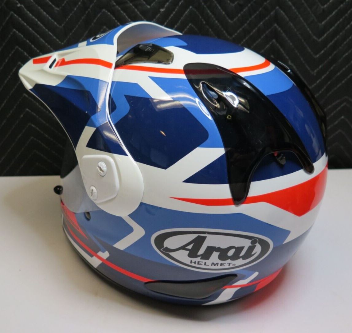 Arai Motorcycle Helmet XD-4 L DEPART WHITE/BLUE - Small