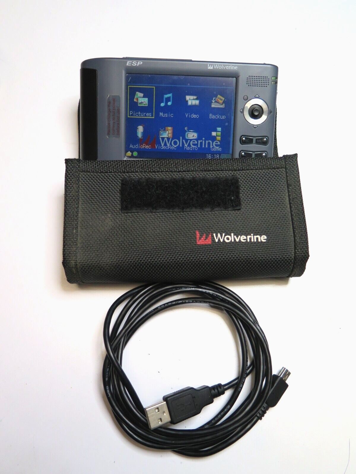Wolverine Data ESP 100GB portable storage and media player