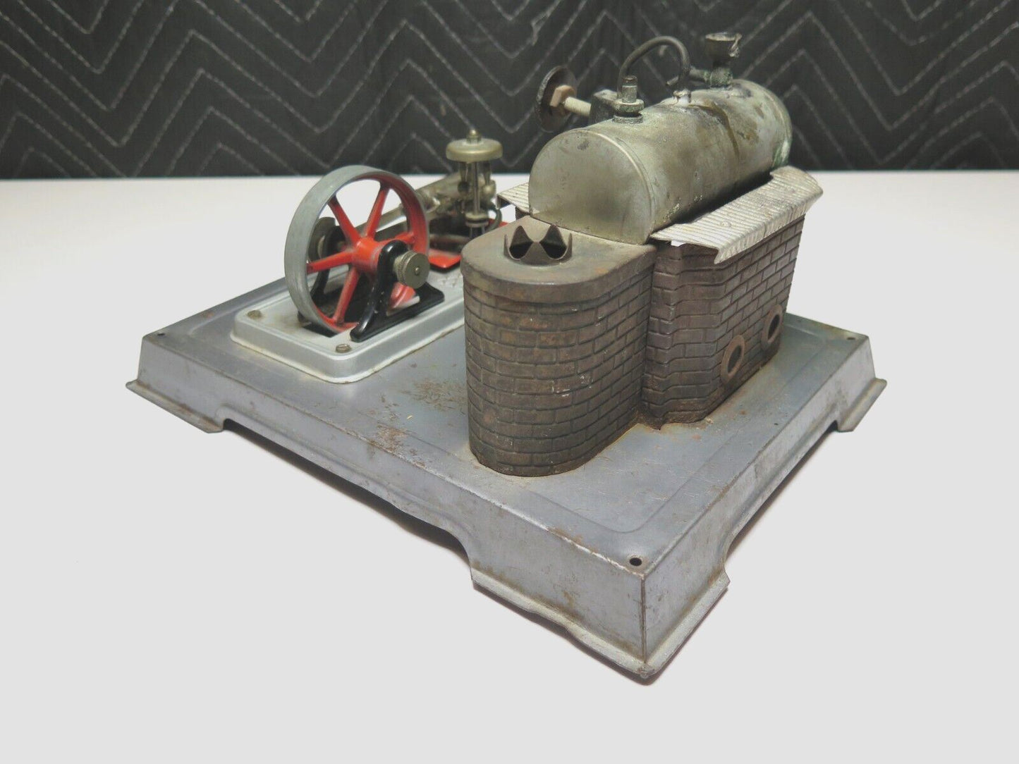 VINTAGE WILESCO D10 STEAM ENGINE METAL MODEL TOY DRY FUEL Box GERMANY