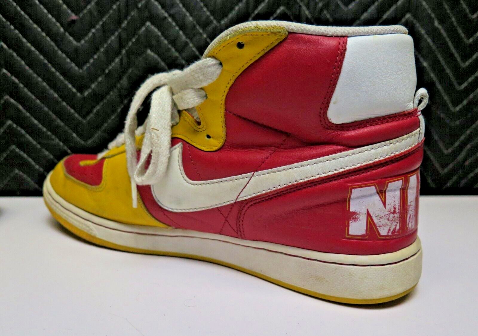 Nike Terminator Hi Supreme Court 308651-611 Color Red, Yellow