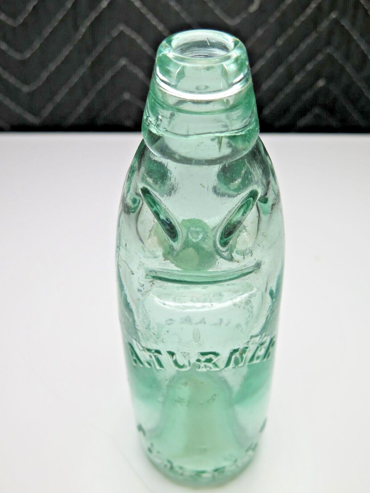 A Turner Dumfries Bottle Codd Closure Marble Soda Lemonade Carbonated Scottland