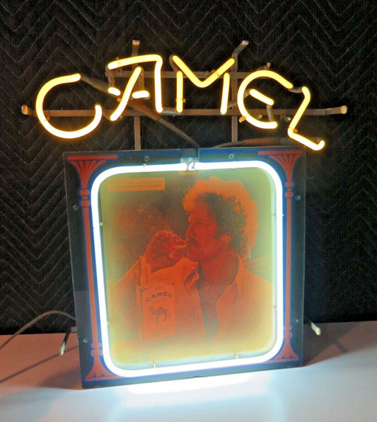 Vintage 1984 Camel Cigarettes Neon Sign Lighted Bar Sign