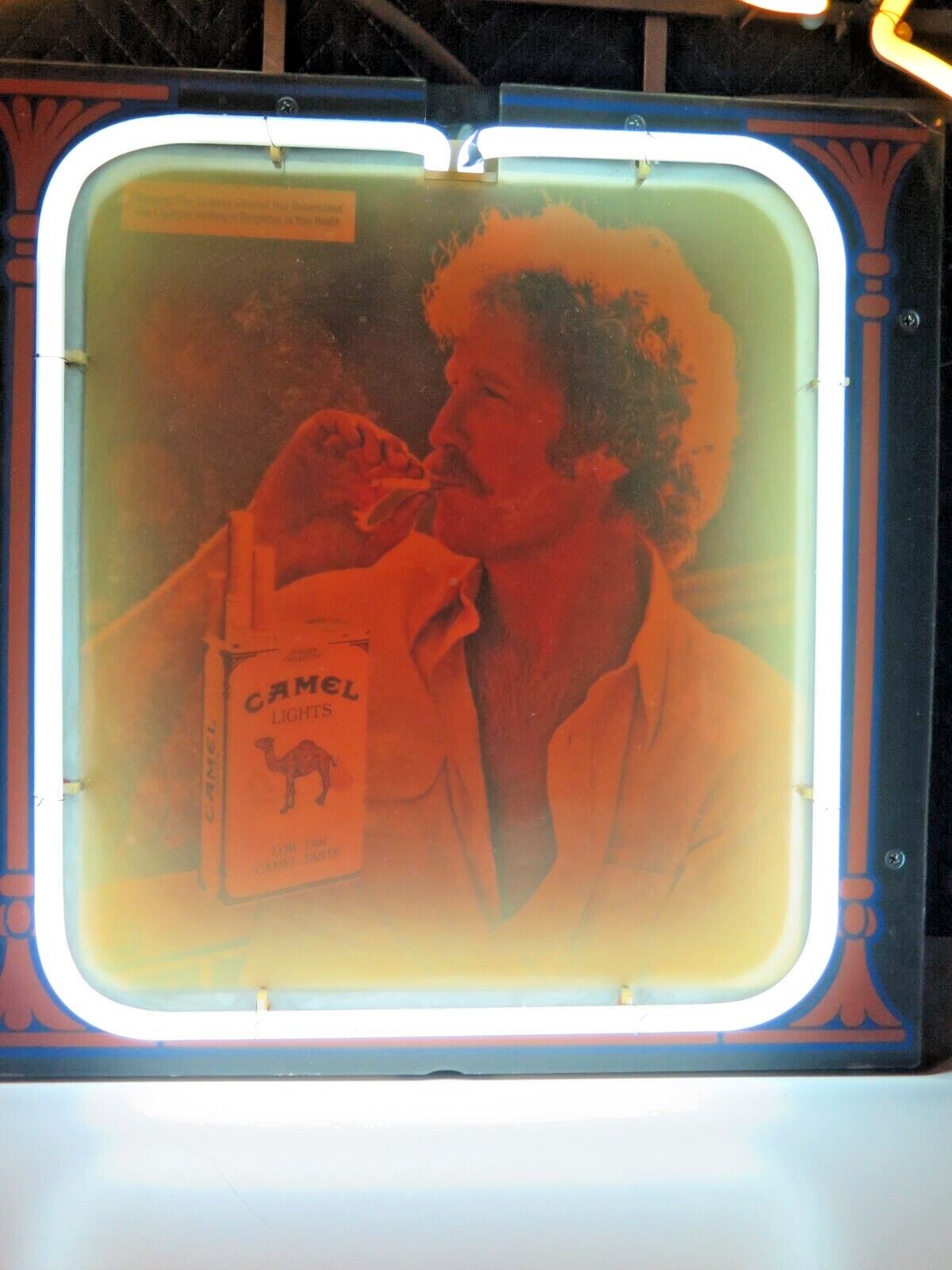 Vintage 1984 Camel Cigarettes Neon Sign Lighted Bar Sign