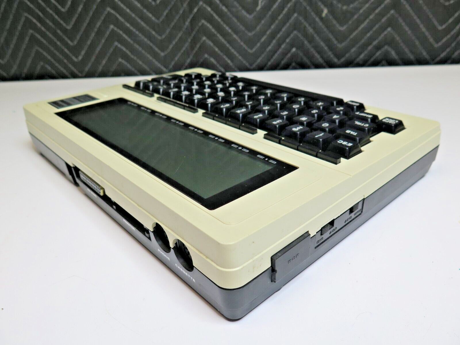 Radio Shack Tandy TRS-80 Model 100 Vintage Portable Computer - Working ...