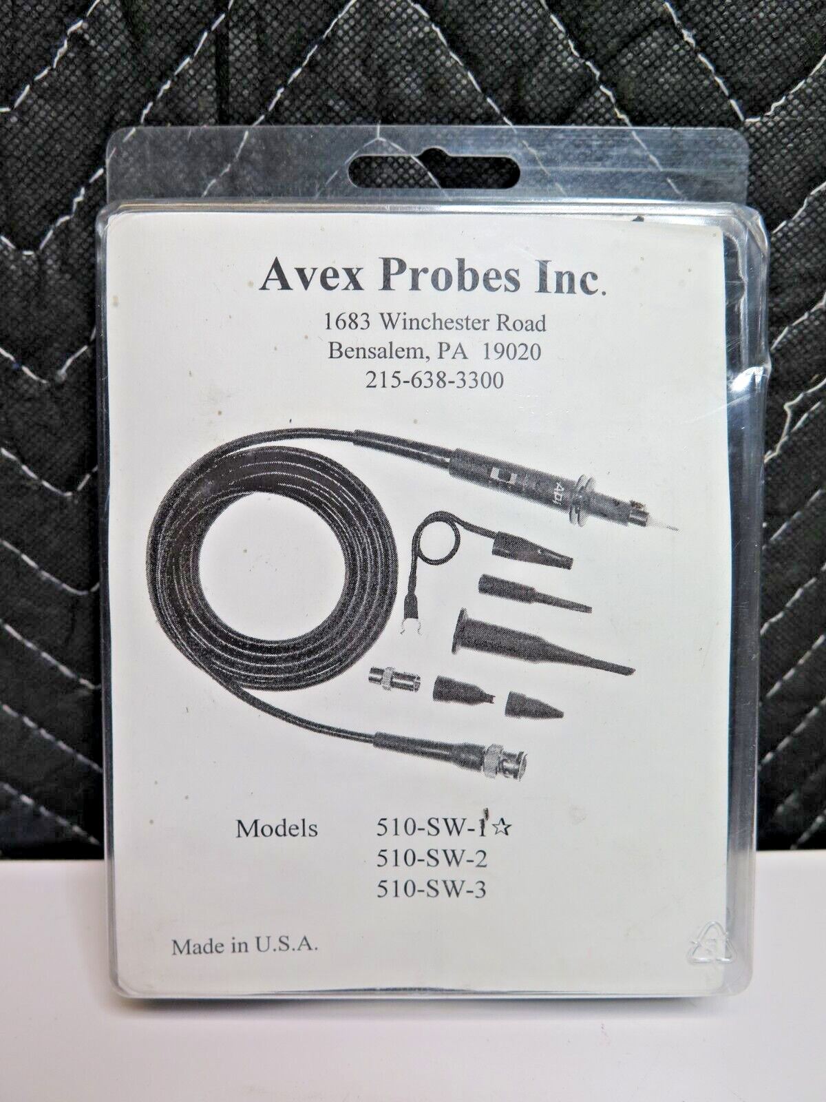 AVEX API 510-SW-1 Probe Test Lead X1 Ref X10