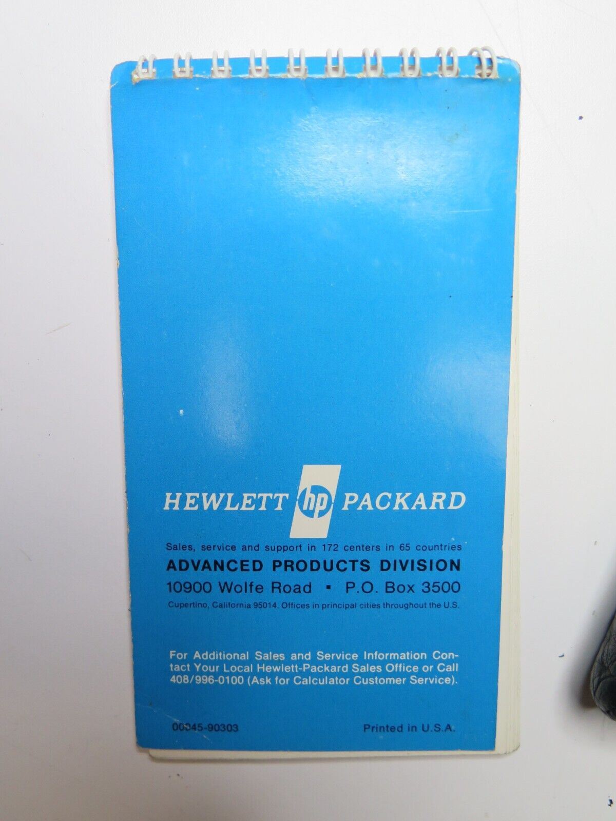 Hewlett-Packard HP-45 Calculator Original Leather Case Manual - Parts / Restore