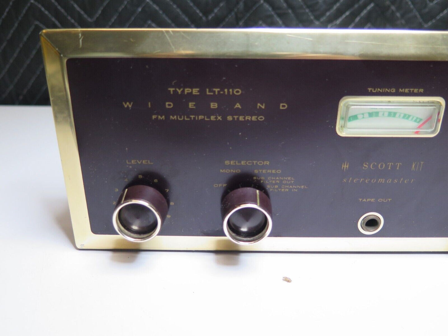 Vintage 1960's H.H. Scott LT-10 Wideband Mono FM Tube Tuner