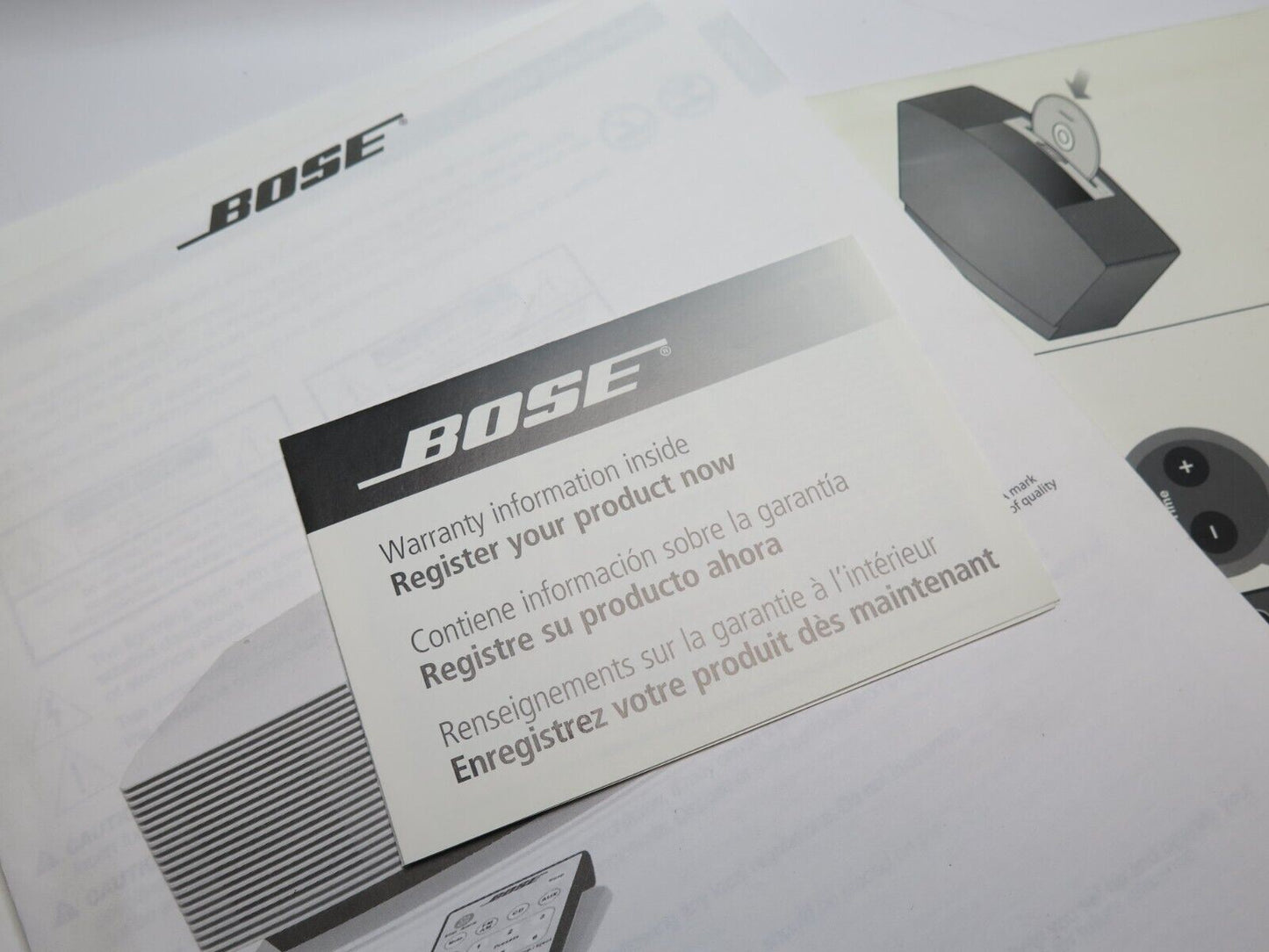 Bose Speaker Wave Music System CD Player w Remote Gray (AWRCC1) - Serviced