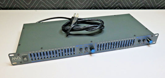 McLelland GE-15 Dual 15 Band Graphic Equalizer Rack Mount - XLR / RCA