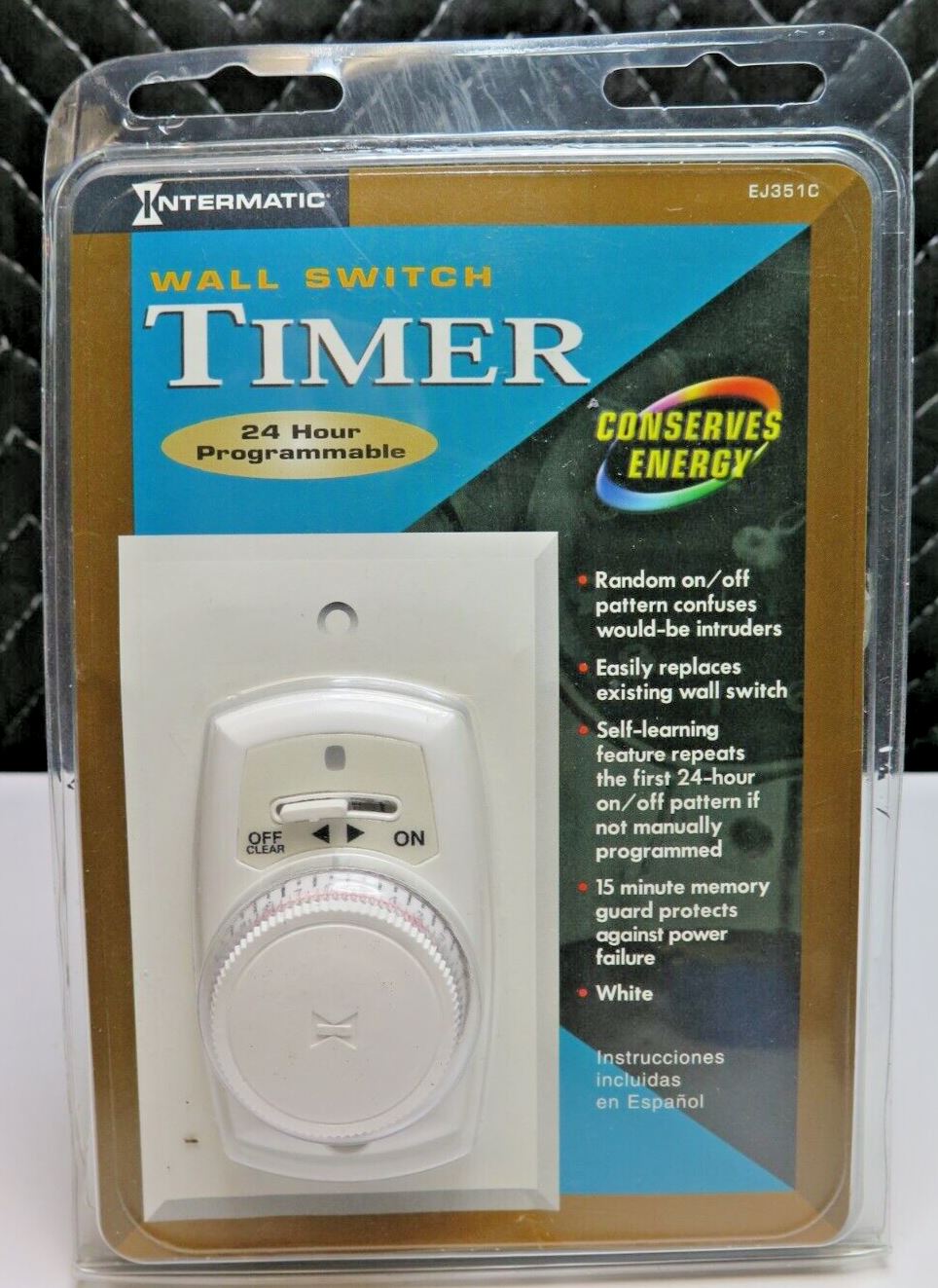 New Intermatic Wall Switch Programmable 24-Hour Timer EJ351C 🎚️🎛️