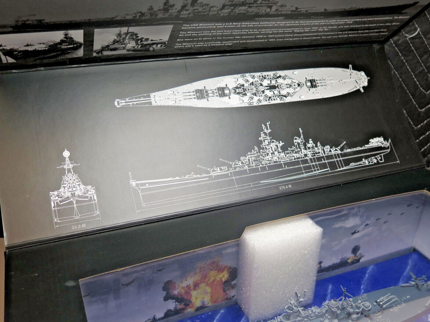 FOV 1:700 US Navy Iowa Class Battleship - USS Missouri (BB-63), FOV861003A