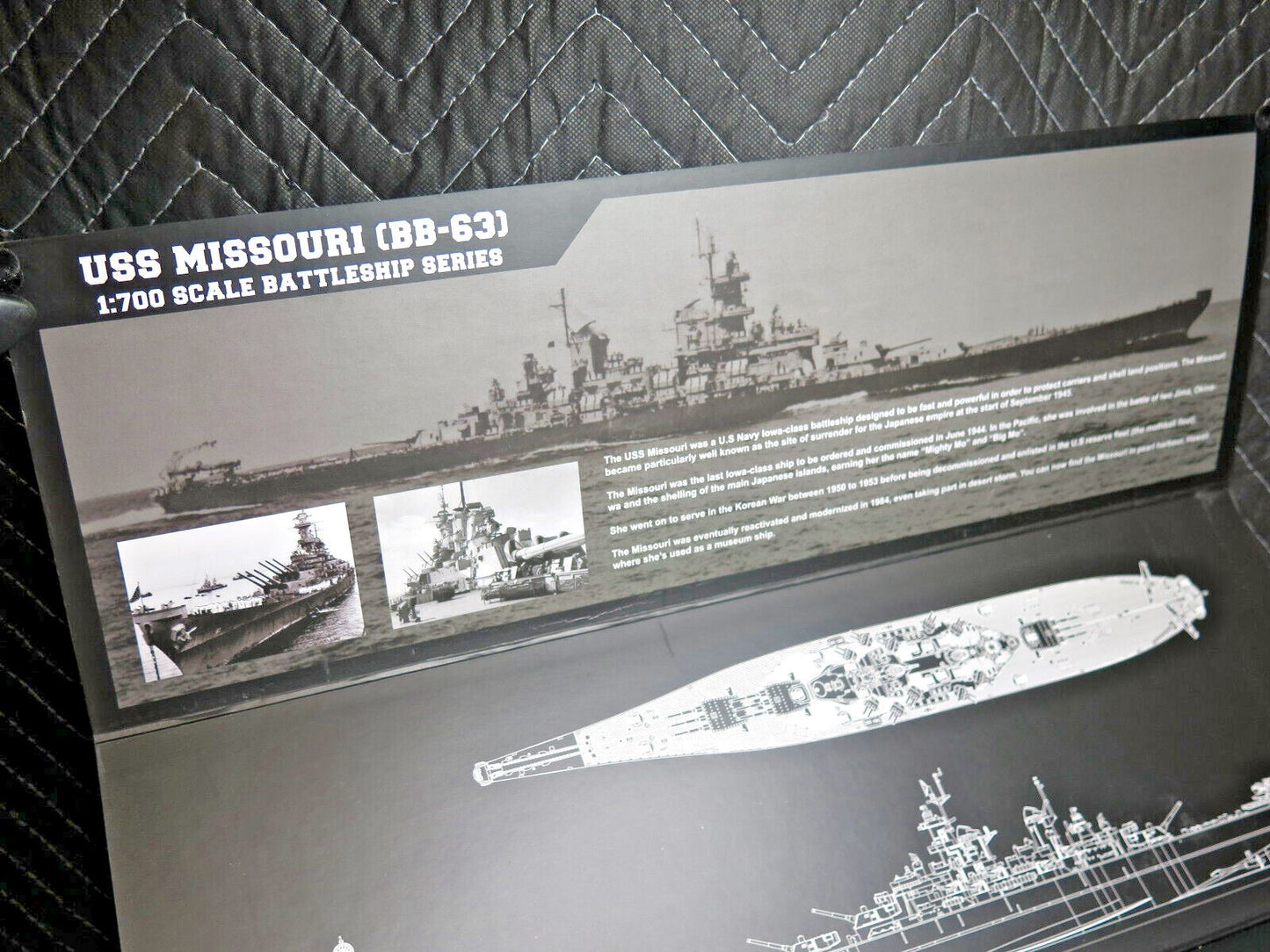 FOV 1:700 US Navy Iowa Class Battleship - USS Missouri (BB-63), FOV861003A