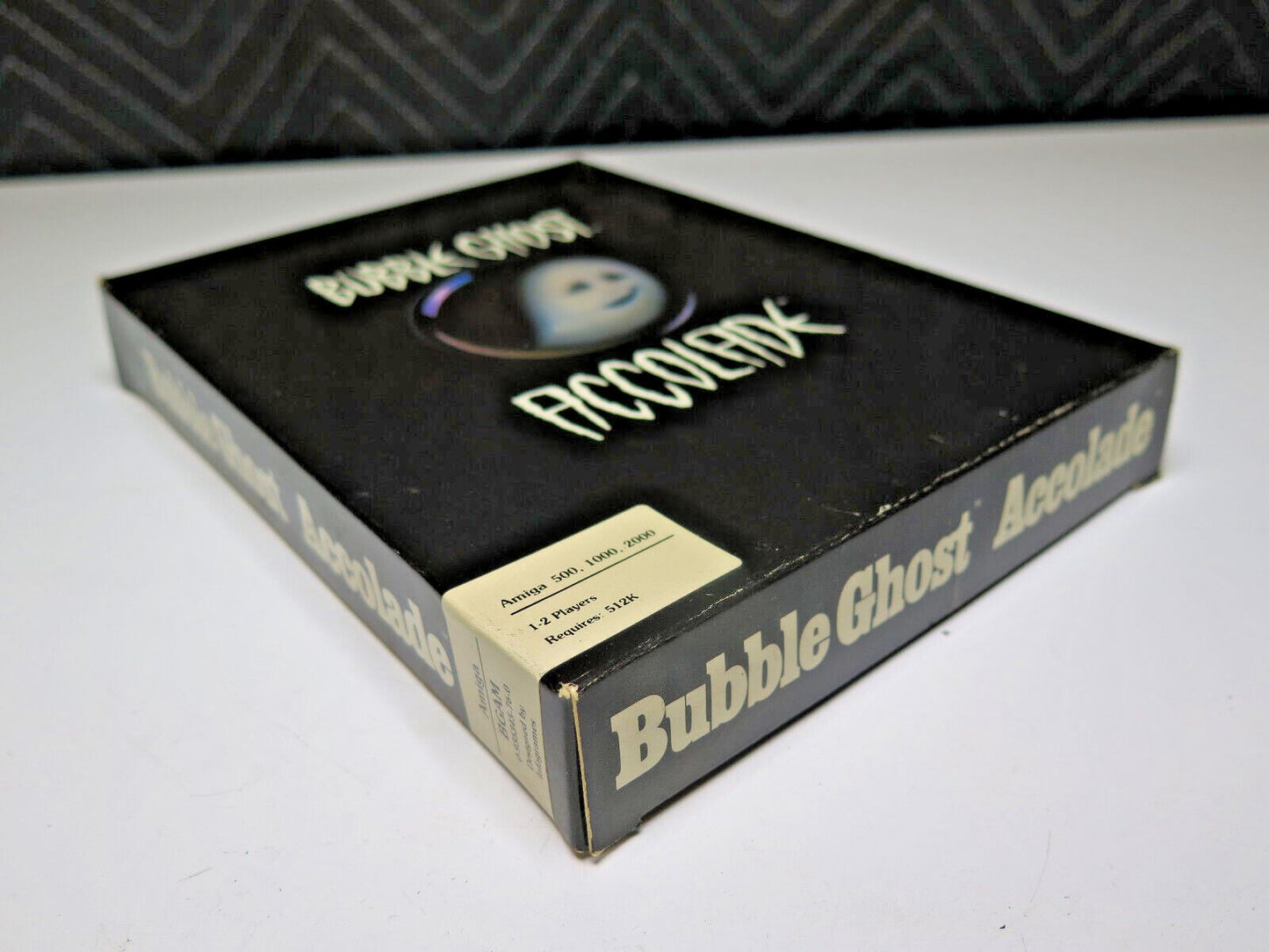 Bubble Ghost  (Amiga 500, 1000, 2000) 1988 - Vintage Computer Game 3.5" Floppy