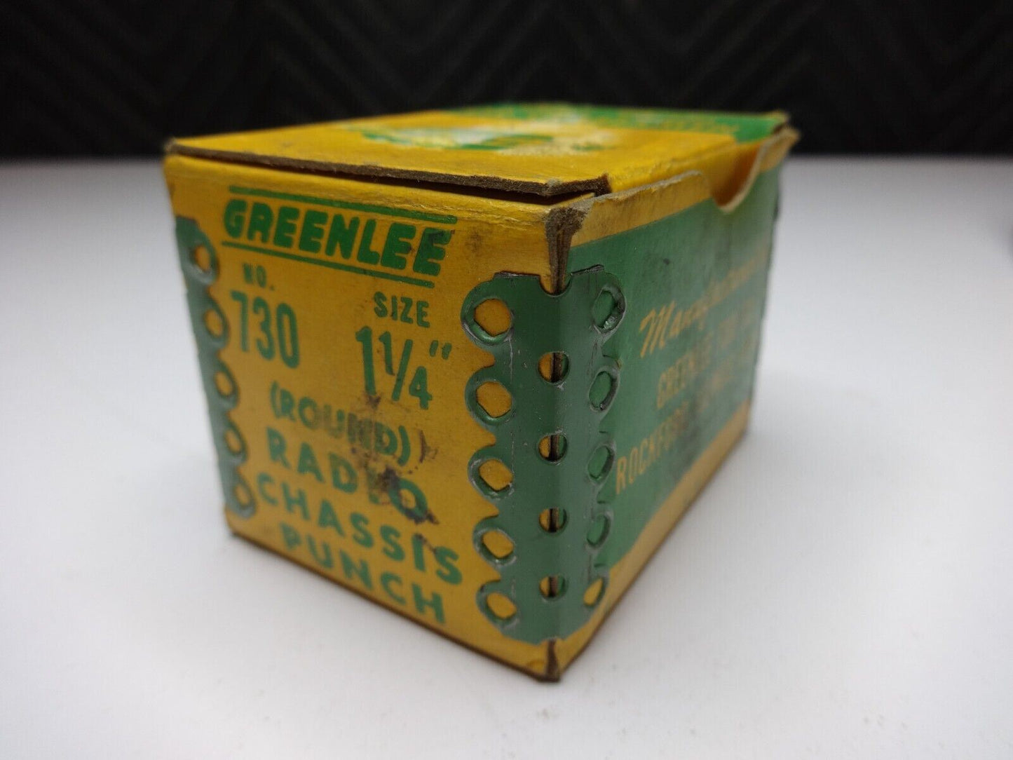 Greenlee No. 730 Radio Chassis Punch 1-1/4" Round