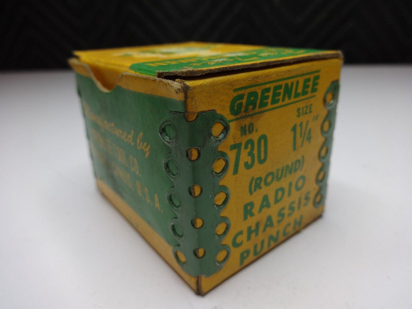 Greenlee No. 730 Radio Chassis Punch 1-1/4" Round