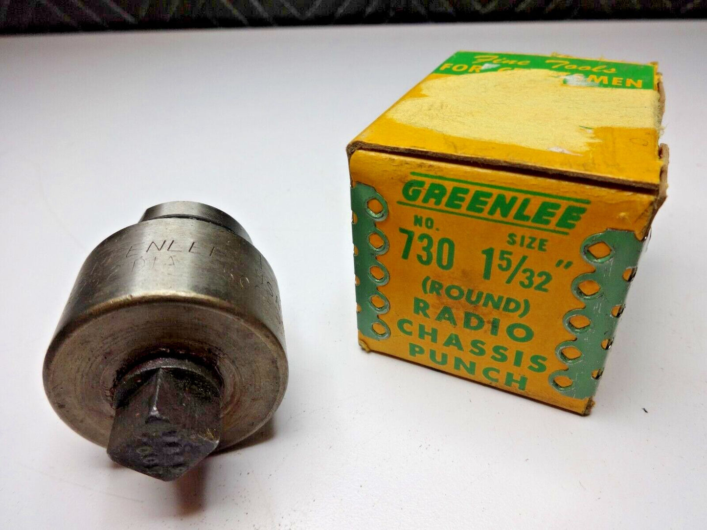 Greenlee No. 730 Radio Chassis Punch 1-5/32" Round