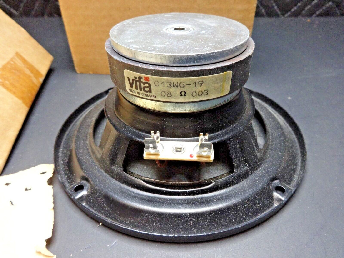 Pair of NOS Vintage Vifa 5.75" Speaker / C13WG-19 / 8 Ohm - Made in Denmark