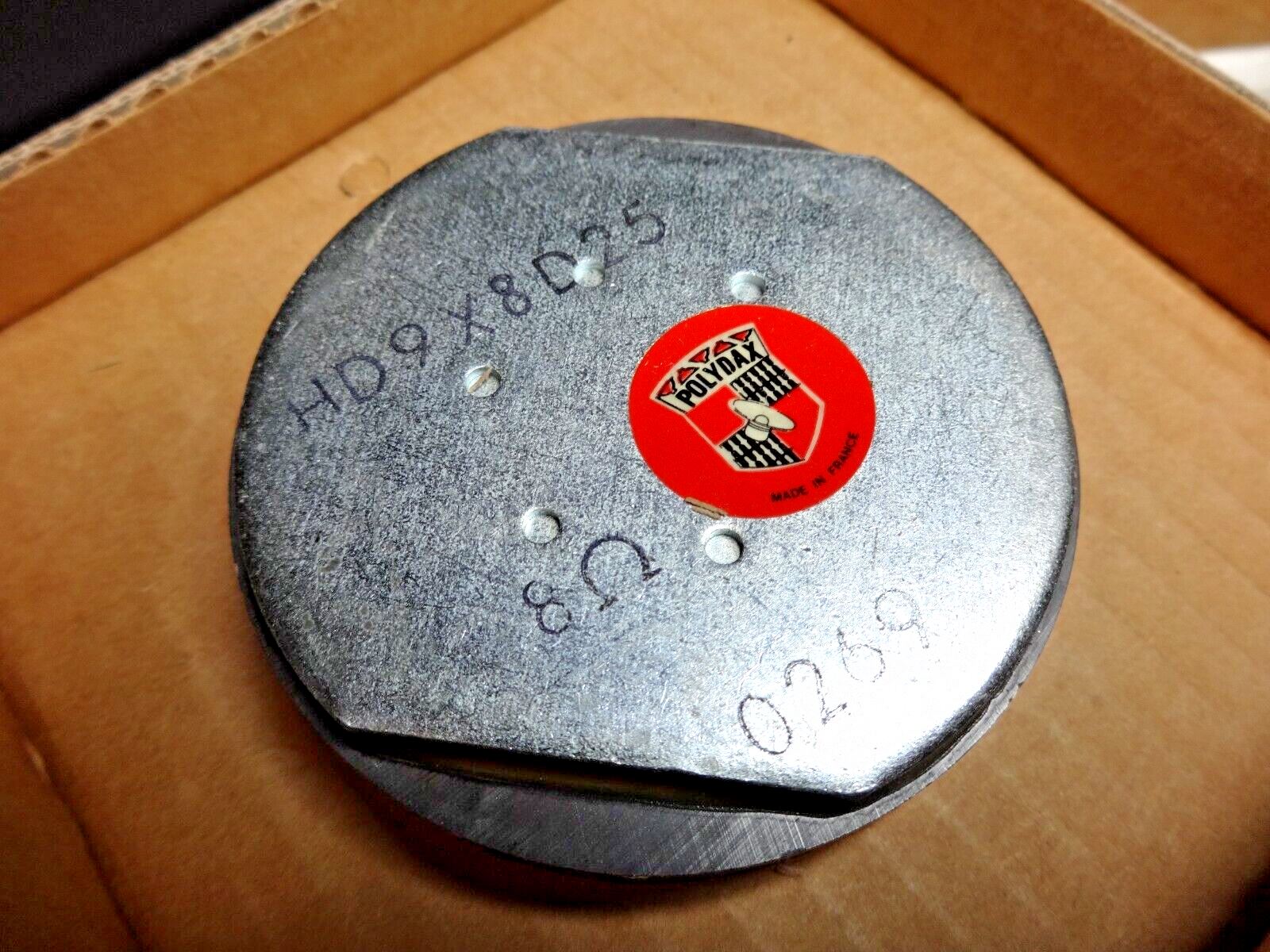 NOS Pair of Vintage Polydax HD9X8D25 25mm 1" Tweeter Speakers Made i