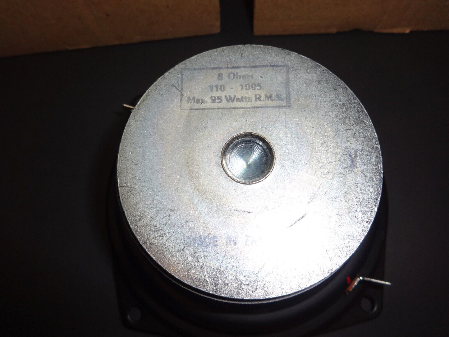 NOS Pair of 2 Vintage 8 Ohm 5" Midrange Woofer Speaker 110-1095 Made in France