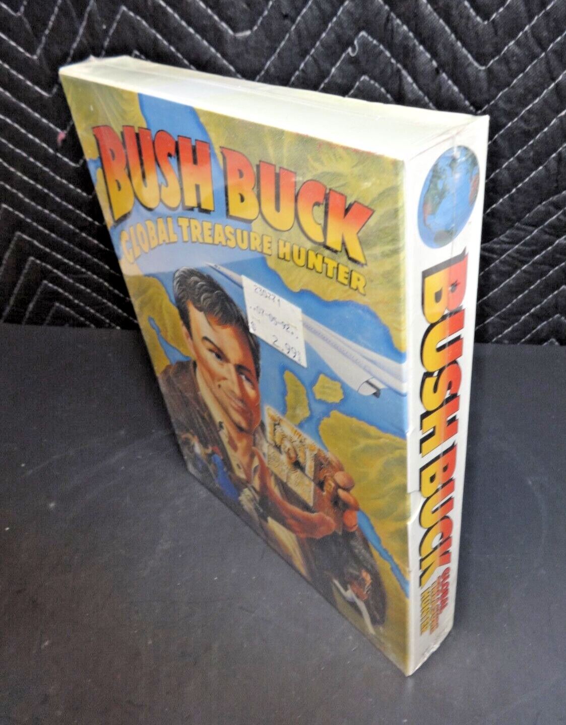 Vintage NOS Bush Buck Global Treasure Hunter Sealed Big Box (IBM PC/Tandy 1991)