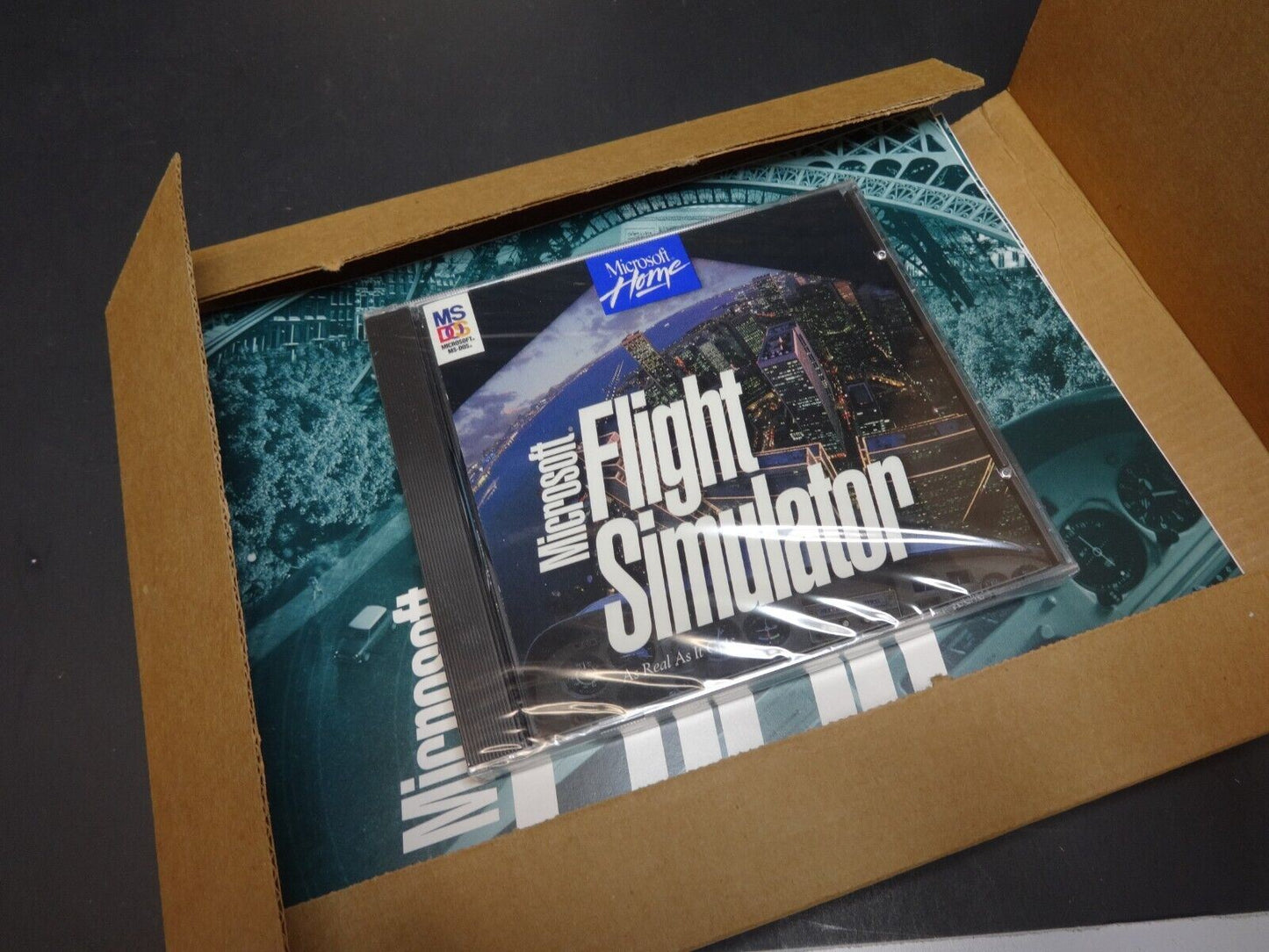 NOS Microsoft Flight Simulator 5.1 (PC, 1995) - Original Big Box - Sealed CD