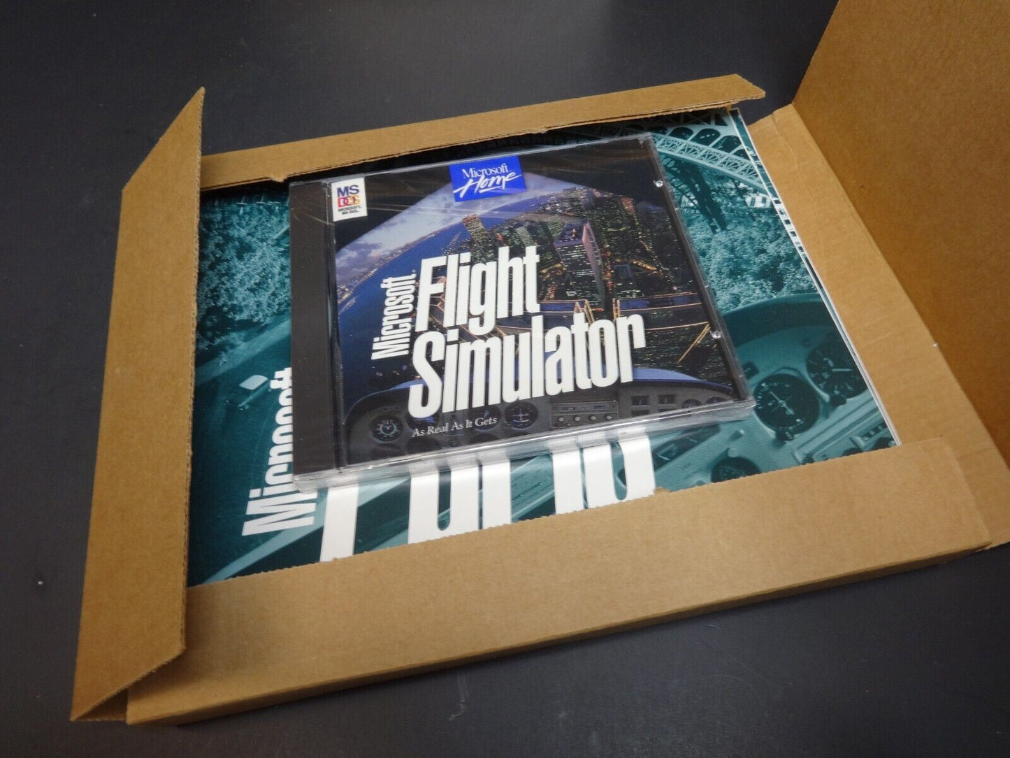 NOS Microsoft Flight Simulator 5.1 (PC, 1995) - Original Big Box - Sealed CD