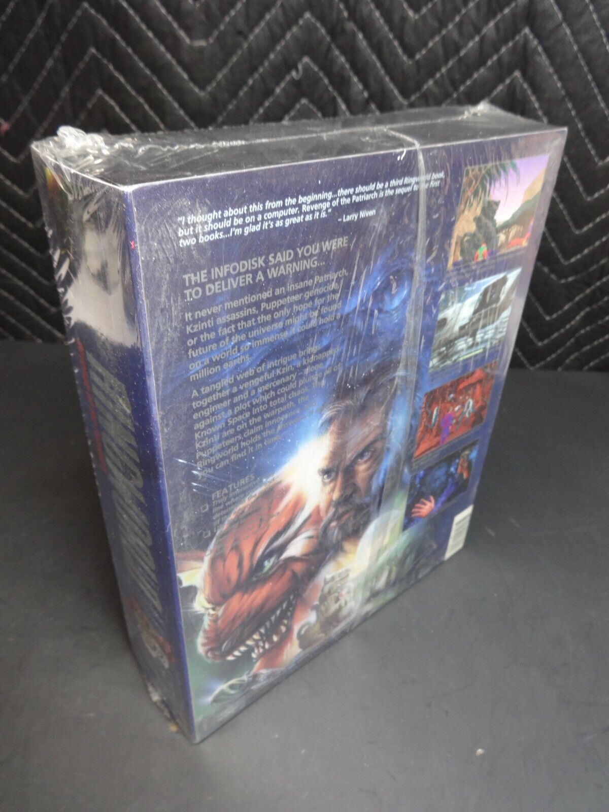 PC IBM RINGWORLD REVENGE OF THE PATRIARCH BIG BOX 3.5" COMPUTER GAME LARRY NIVEN