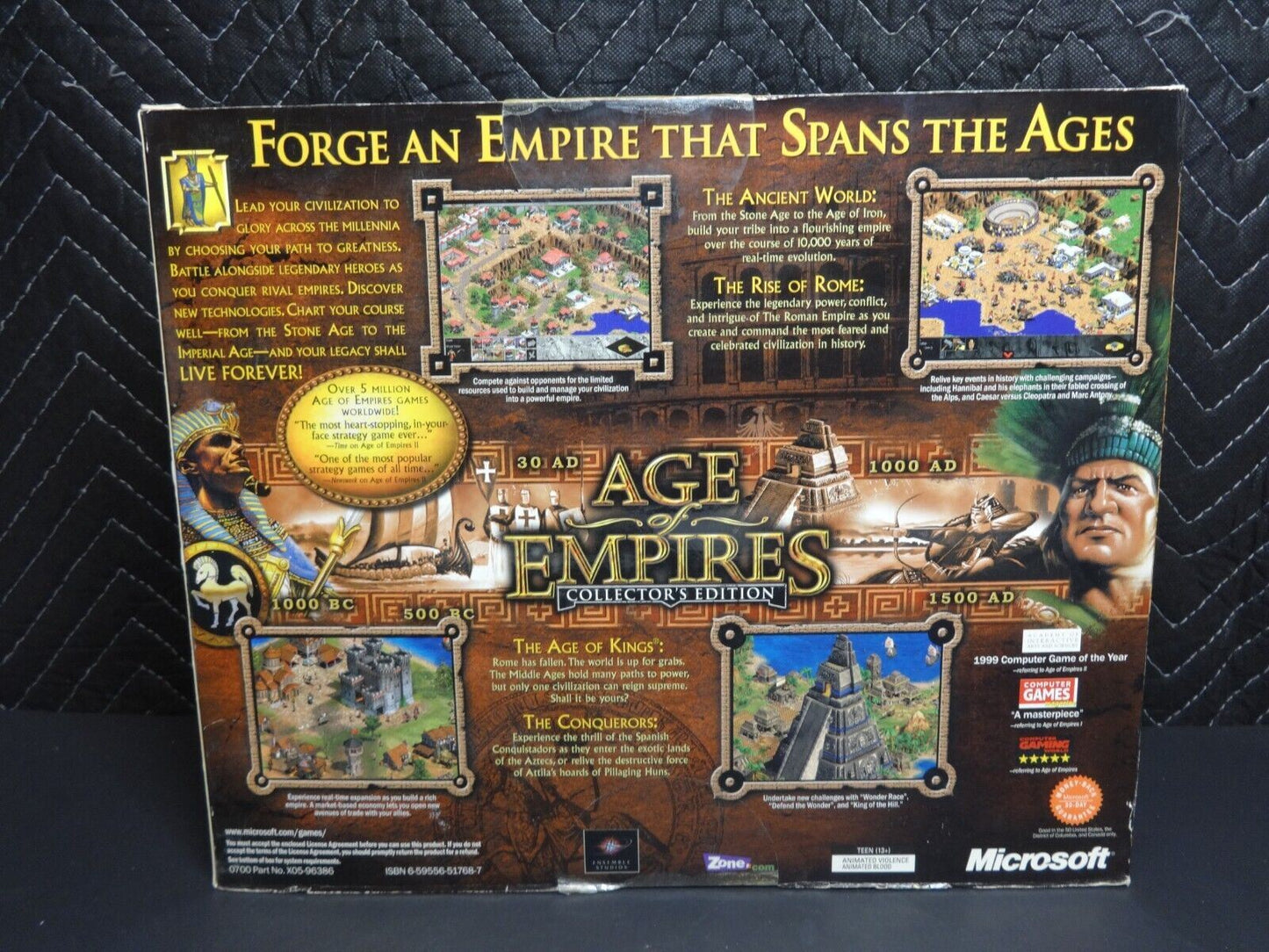 Age of empires Collector's Edition Limited Edition PC - SEALED Ubisoft Exclusive