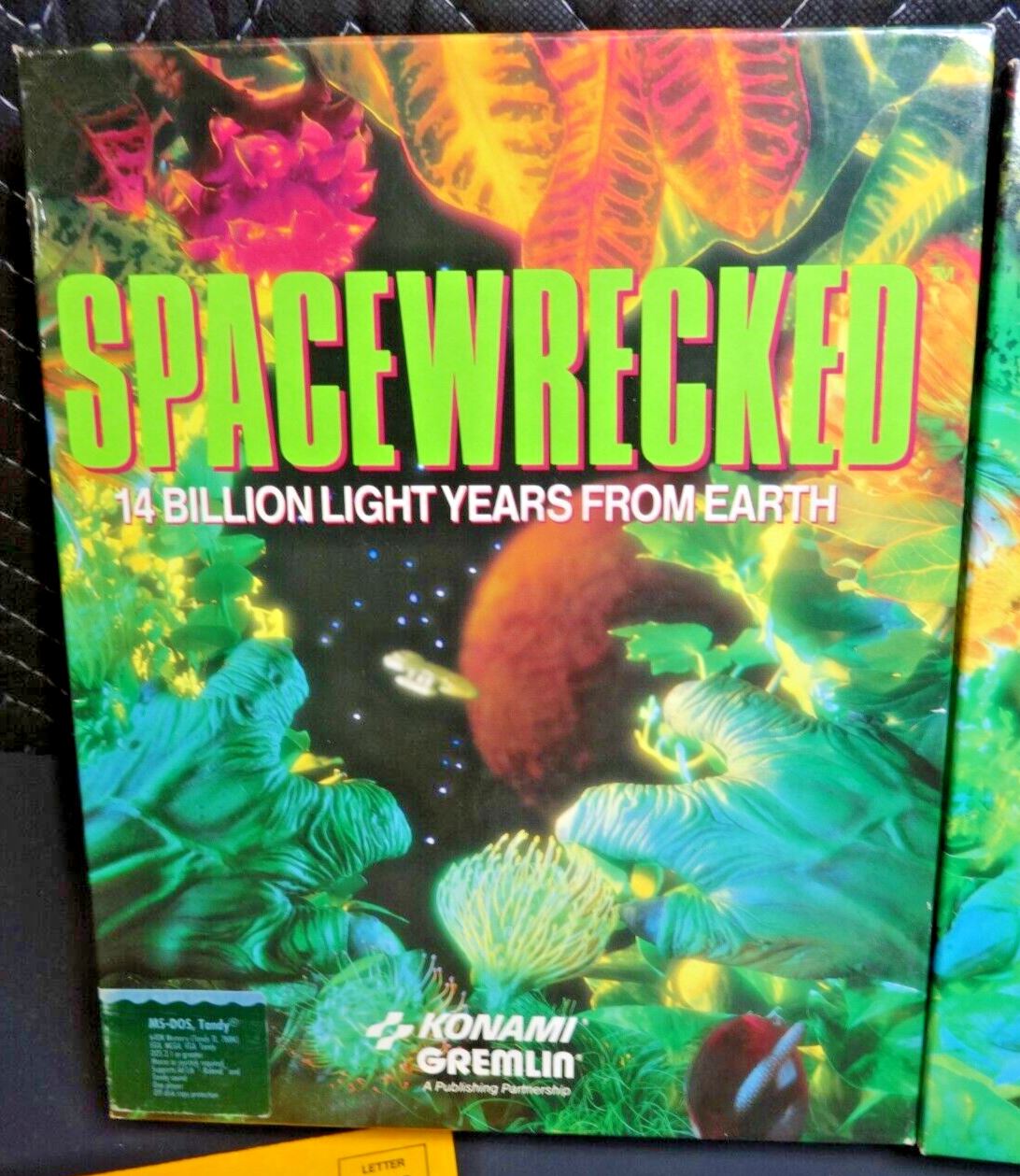 SPACEWRECKED - 14 BILLION LIGHT YEARS 3.5" DISK MS-DOS TANDY PC GAME - * READ *